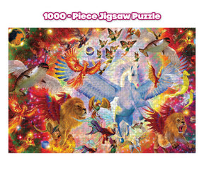 Mythical Menagerie Fantasy 1000 Piece Jigsaw Puzzle