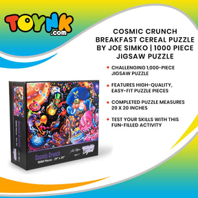 Cosmic Crunch Breakfast Cereal Puzzle By Joe Simko | 1000 Piece Jigsaw Puzzle