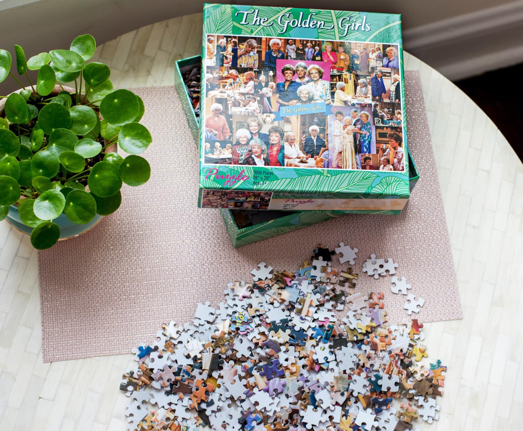 Golden Girls Collage '80s Puzzle For Adults And Kids | 1000 Piece Jigsaw Puzzle