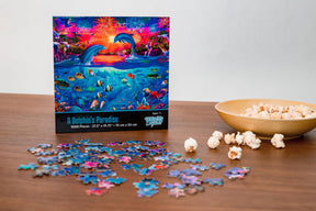 A Dolphin's Paradise Ocean Puzzle For Adults And Kids | 1000 Piece Jigsaw Puzzle