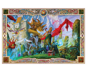 Dungeon Denizens Mythical Monster Puzzle | 1000 Piece Jigsaw Puzzle