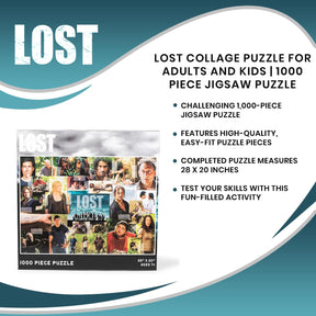 LOST Collage Puzzle For Adults And Kids | 1000 Piece Jigsaw Puzzle