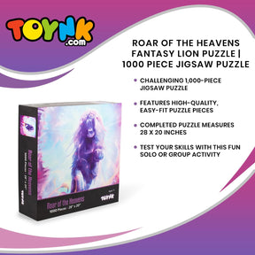 Roar of the Heavens Fantasy Lion Puzzle | 1000 Piece Jigsaw Puzzle