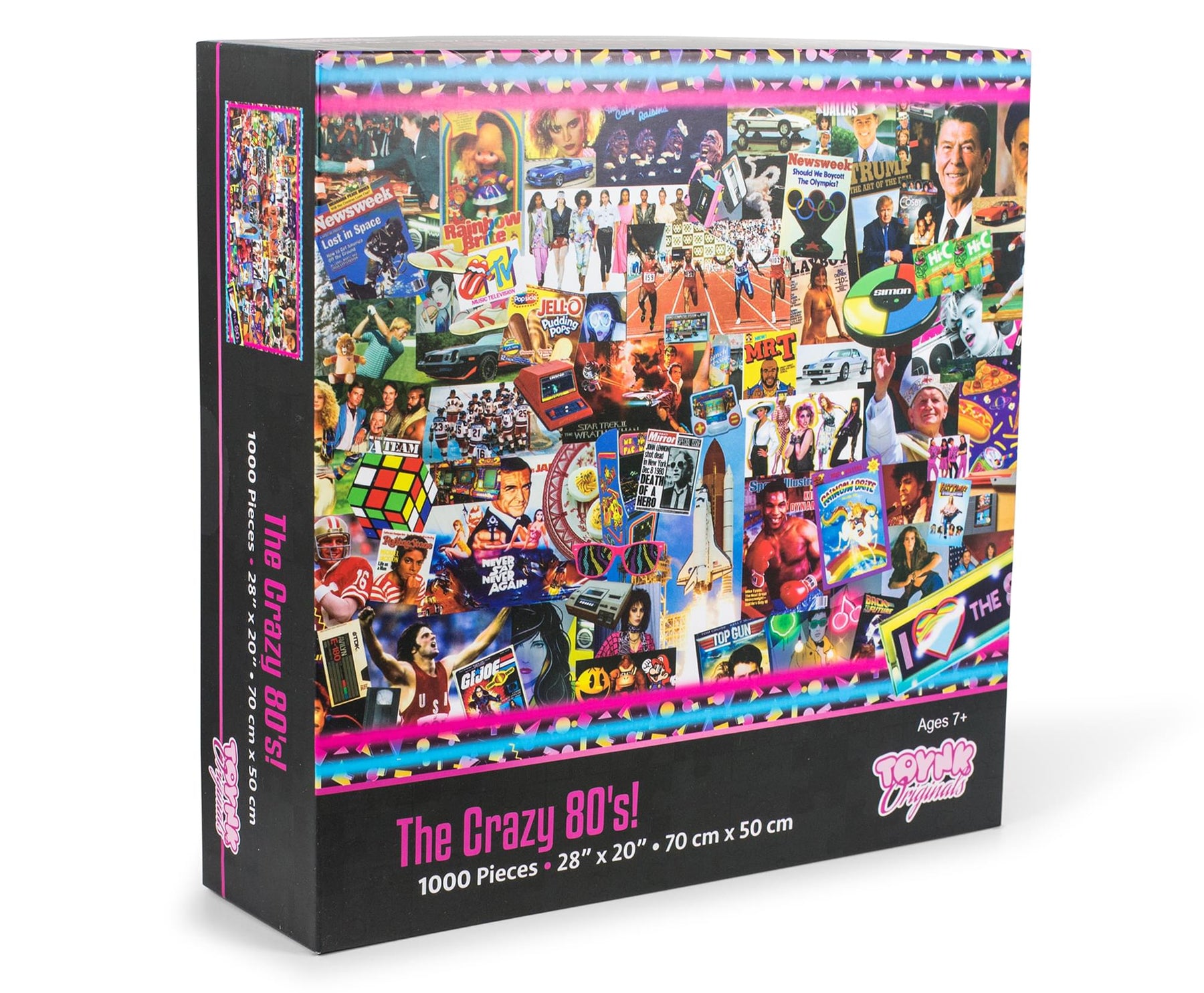 The Crazy 80's! Retro Puzzle For Adults And Kids | 1000 Piece Jigsaw Puzzle