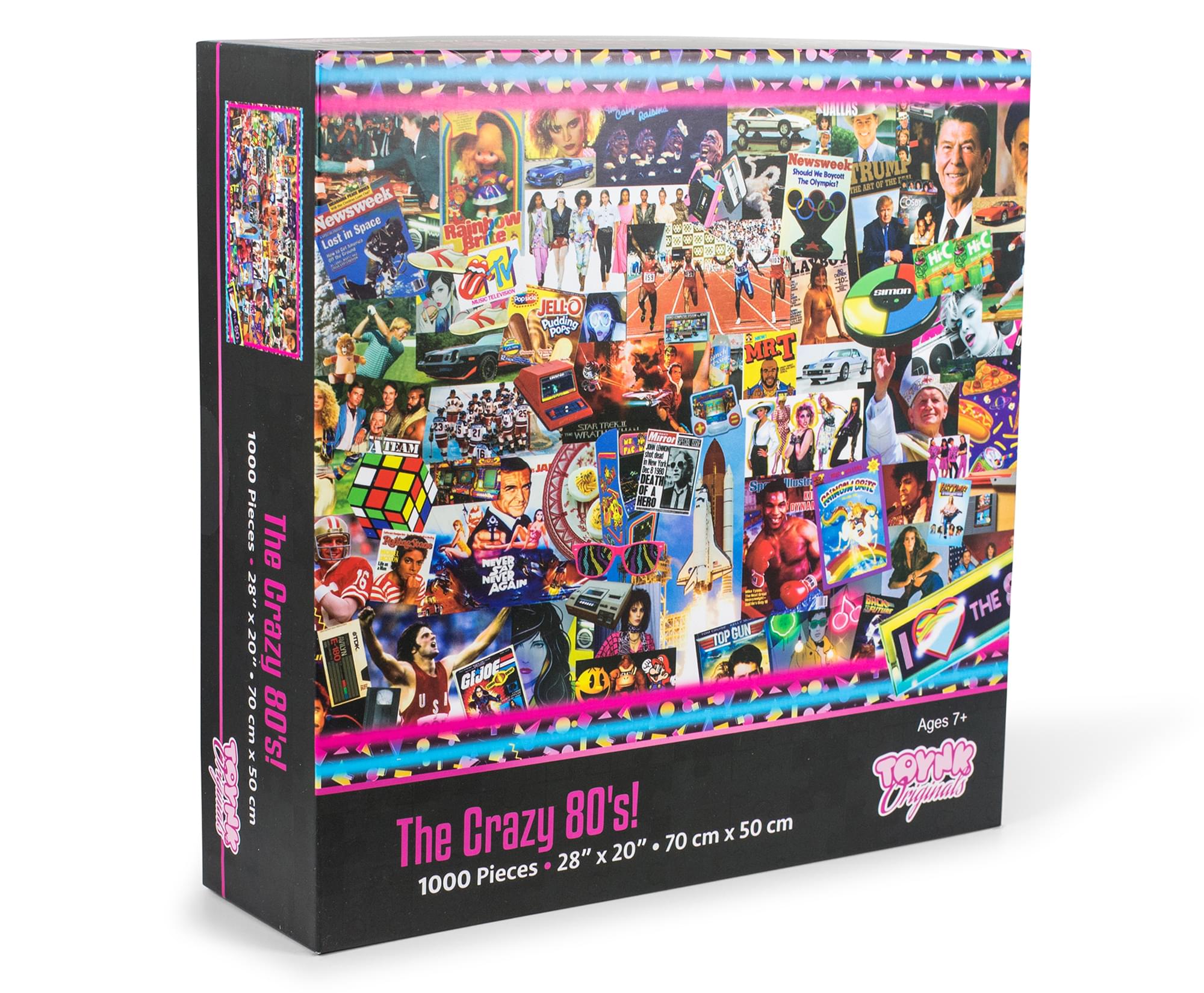 The Crazy 80's! Retro Puzzle For Adults And Kids | 1000 Piece Jigsaw Puzzle