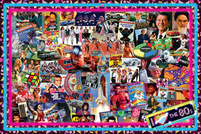 The Crazy 80's! Retro Puzzle For Adults And Kids | 1000 Piece Jigsaw Puzzle