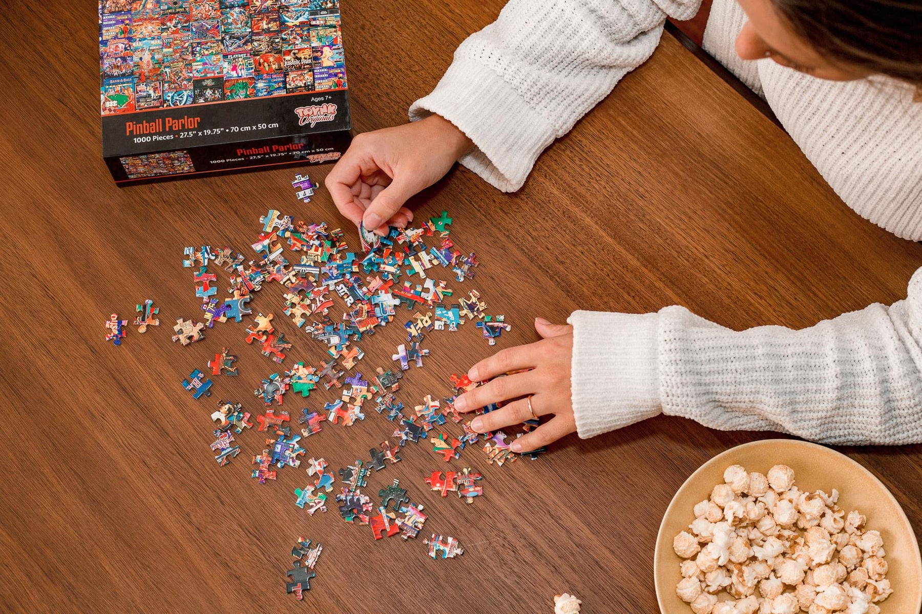 Pinball Parlor Retro Arcade Puzzle | 1000 Piece Jigsaw Puzzle