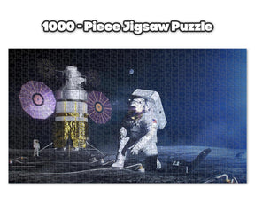 xEMU Space Suit Moon Puzzle | 1000 Piece Jigsaw Puzzle