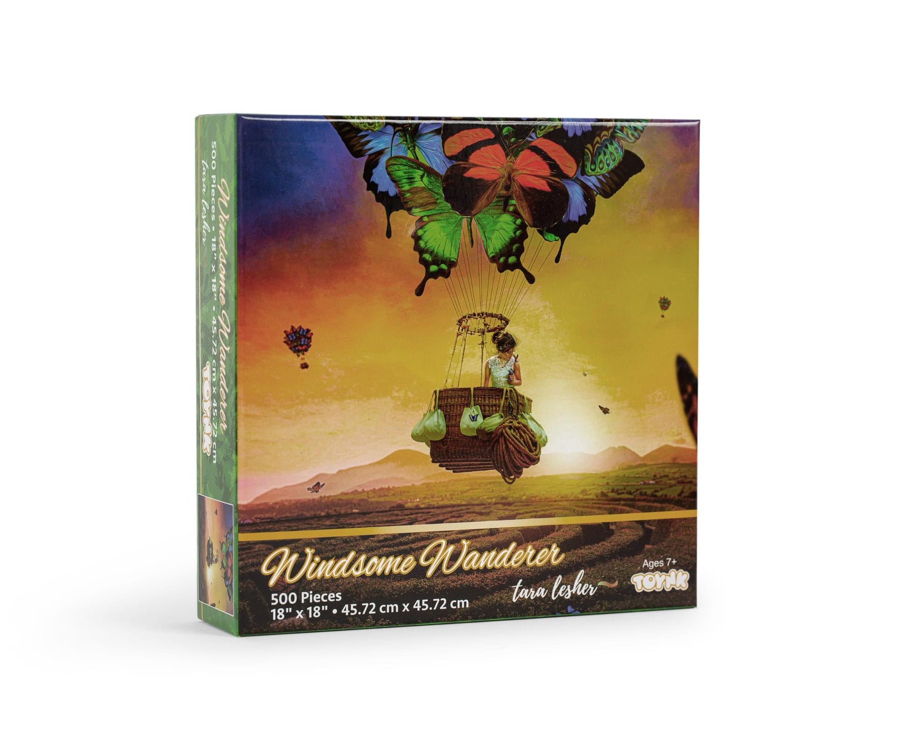 Windsome Wanderer Butterfly Puzzle By Tara Lesher | 500 Piece Jigsaw Puzzle
