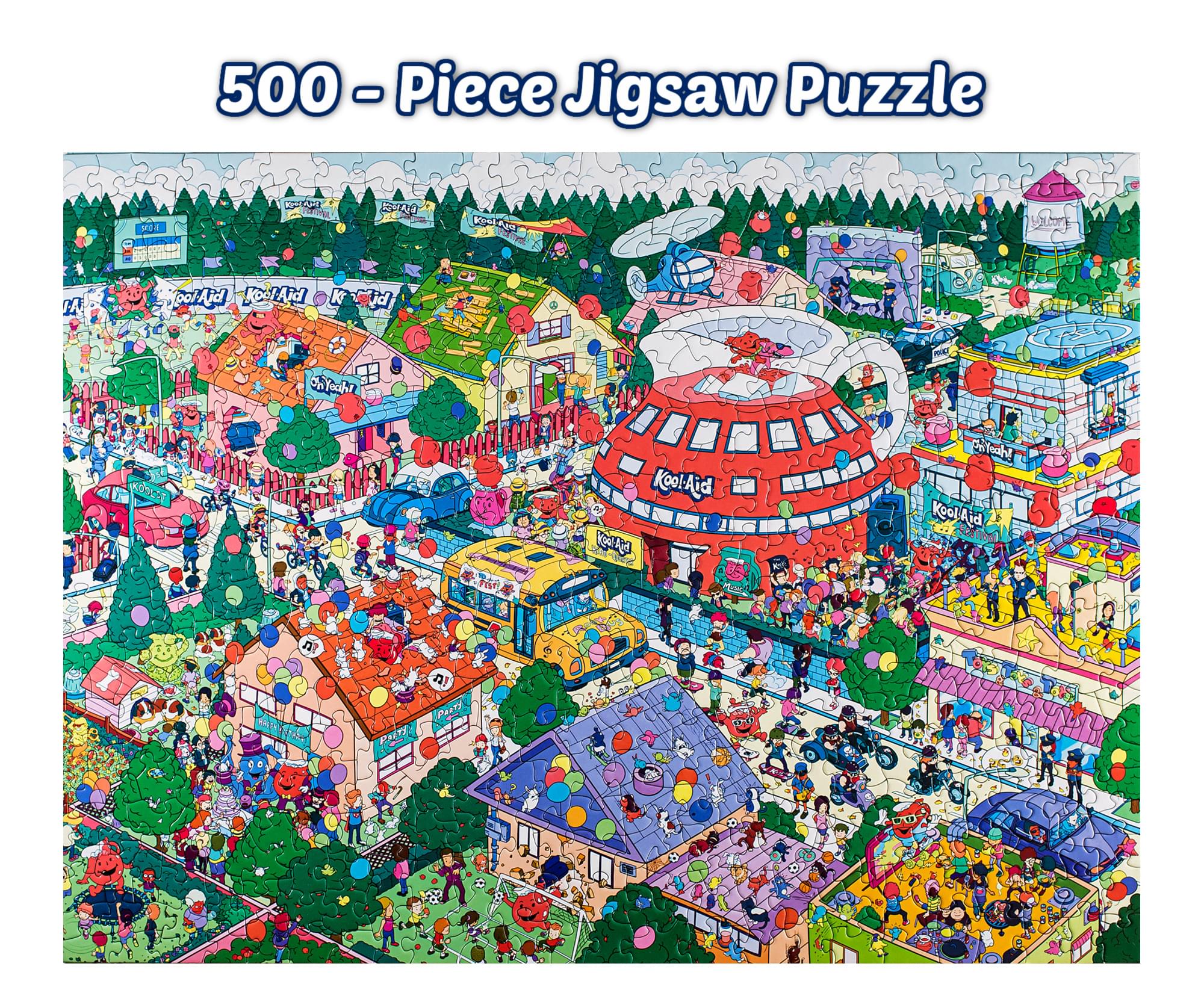 Kool-Aid Find-It 500 Piece Jigsaw Puzzle