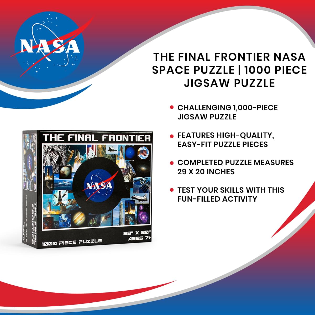 The Final Frontier NASA Space Puzzle | 1000 Piece Jigsaw Puzzle
