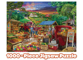 Farmer's Market Country Bumpkin 1000 Piece Jigsaw Puzzle
