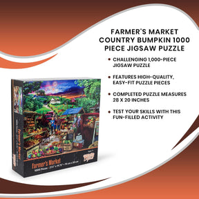 Farmer's Market Country Bumpkin 1000 Piece Jigsaw Puzzle