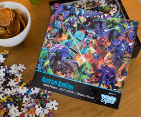 Rockem Sockem Mecha Robot Puzzle For Adults And Kids | 1000 Piece Jigsaw Puzzle