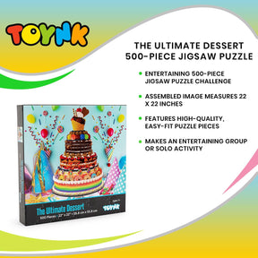 The Ultimate Dessert 500-Piece Jigsaw Puzzle