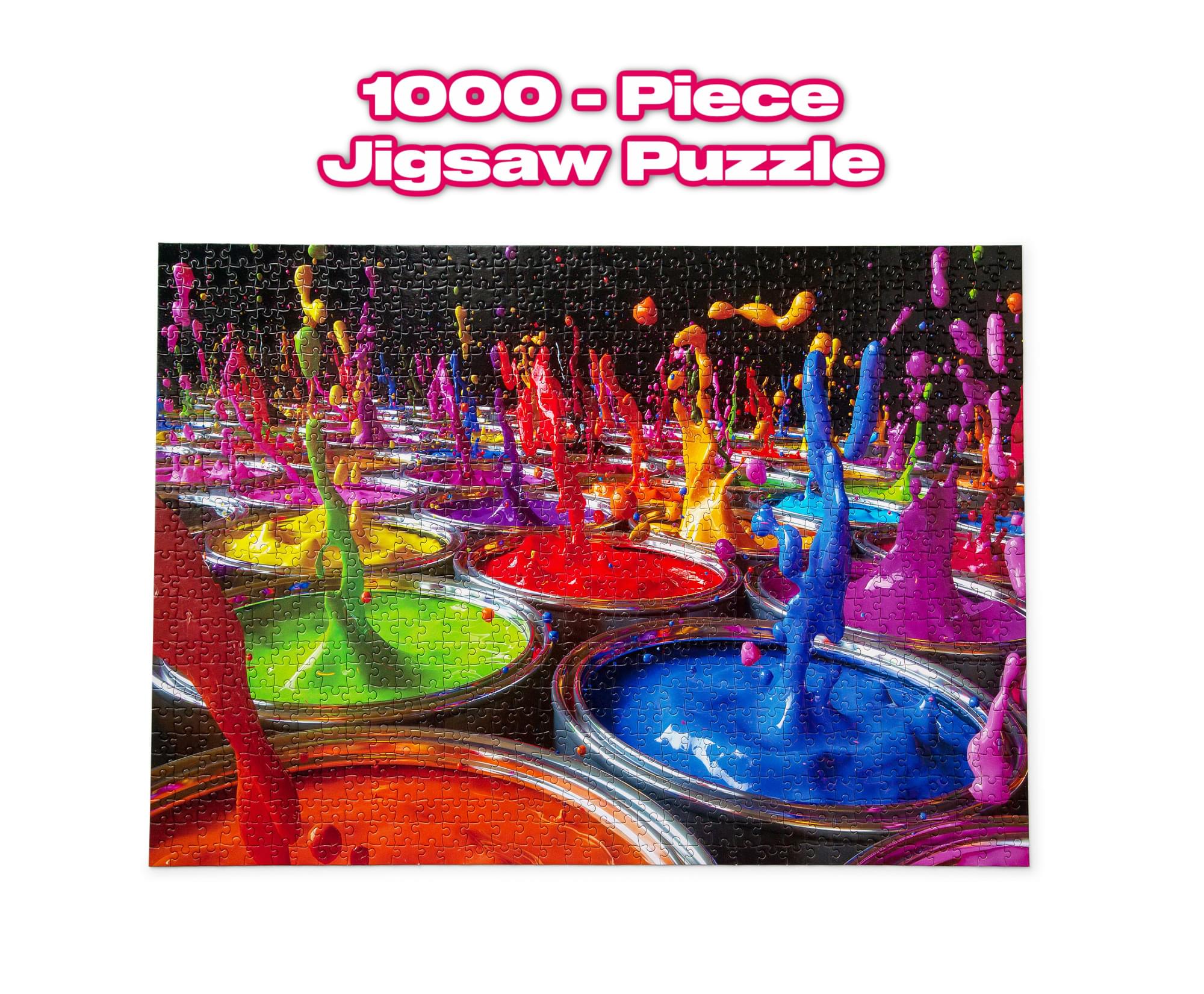 Paint Splash 1000 Piece Jigsaw Puzzle