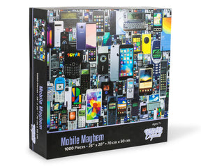 Mobile Mayhem Cell Phone Collage Puzzle | 1000 Piece Jigsaw Puzzle