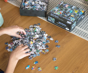 Mobile Mayhem Cell Phone Collage Puzzle | 1000 Piece Jigsaw Puzzle