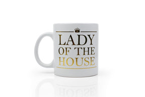 "Lady of the House" Downton Abbey Inspired Coffee Mug | Large Ceramic Mug | 20 Ounces