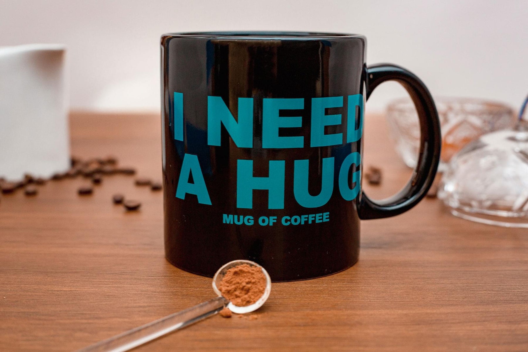 "I Need a HUGe Mug of Coffee" Ceramic Mug | Large Coffee Mug | 20 Ounces