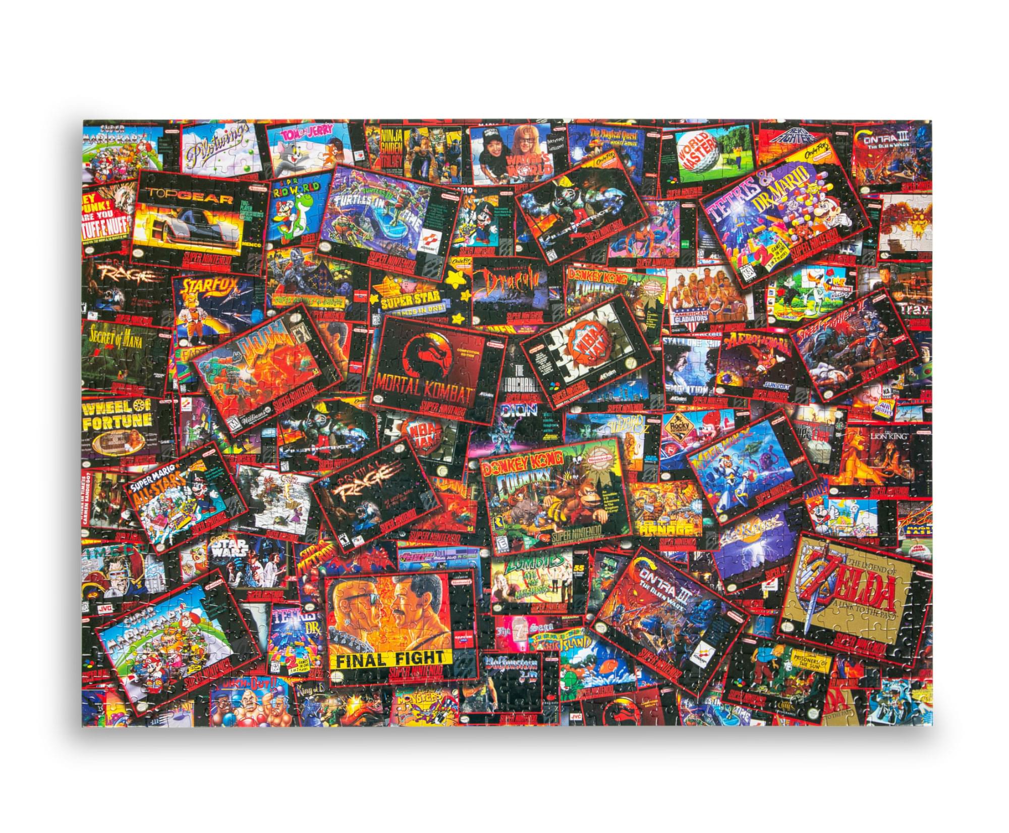Super Never Ending Showdowns Retro Video Games 1000-Piece Jigsaw Puzzle
