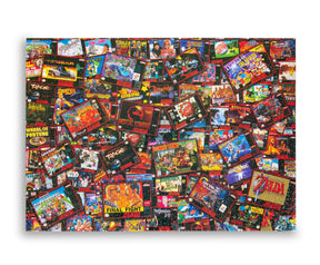 Super Never Ending Showdowns Retro Video Games 1000-Piece Jigsaw Puzzle
