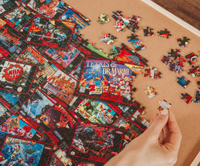 Super Never Ending Showdowns Retro Video Games 1000-Piece Jigsaw Puzzle