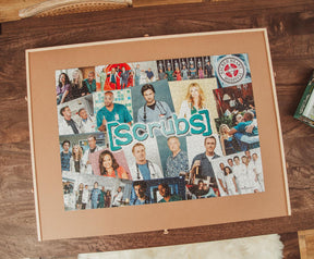 Scrubs Cast Collage 1000 Piece Jigsaw Puzzle