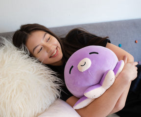MochiOshis 12-Inch Character Plush Toy Animal Purple Octopus | Ibuki Inkyoshi