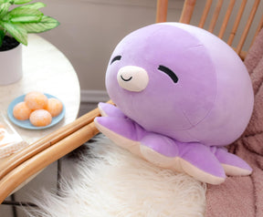 MochiOshis 12-Inch Character Plush Toy Animal Purple Octopus | Ibuki Inkyoshi