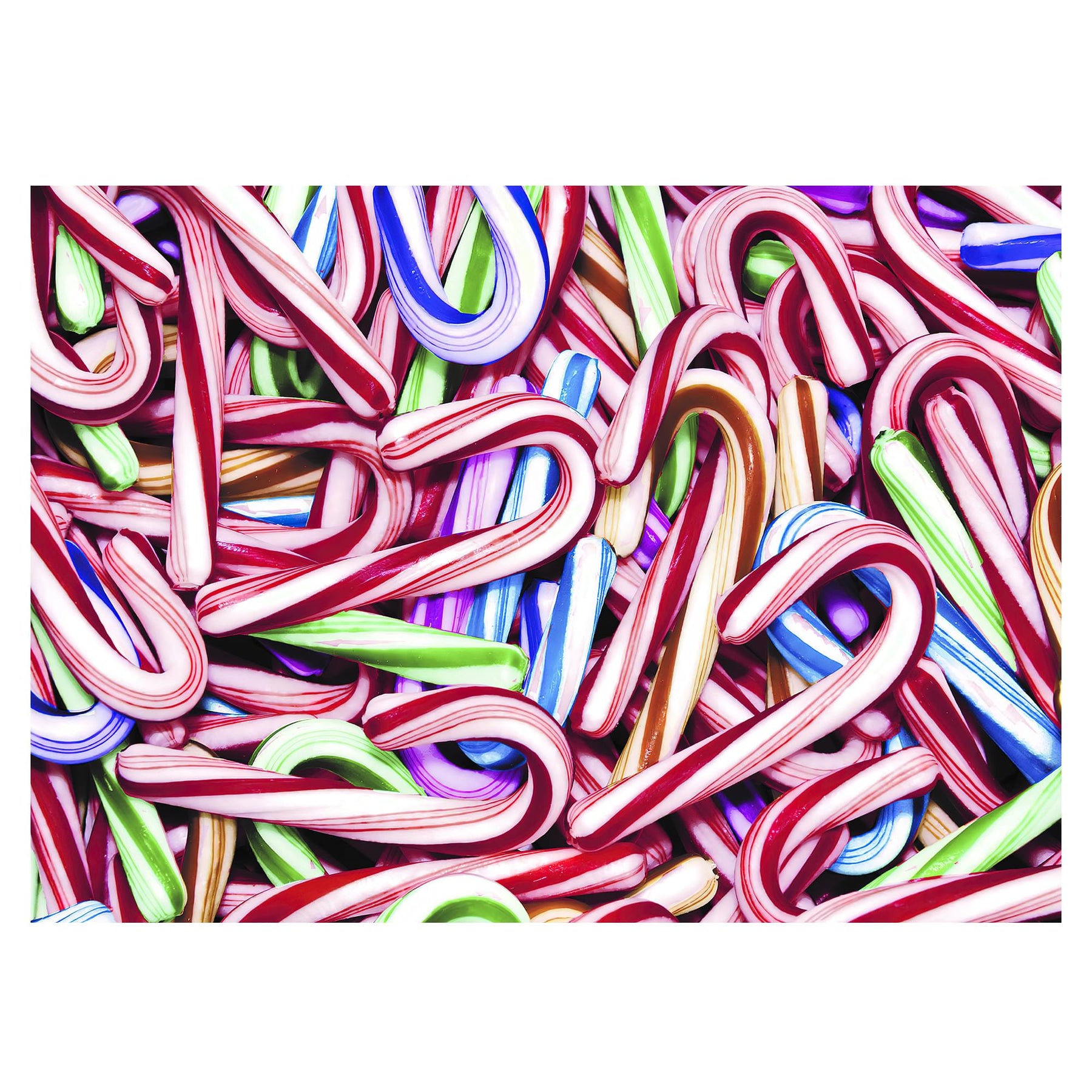 Candy Cane Collage 1000 Piece Jigsaw Puzzle