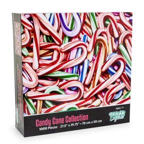Candy Cane Collage 1000 Piece Jigsaw Puzzle
