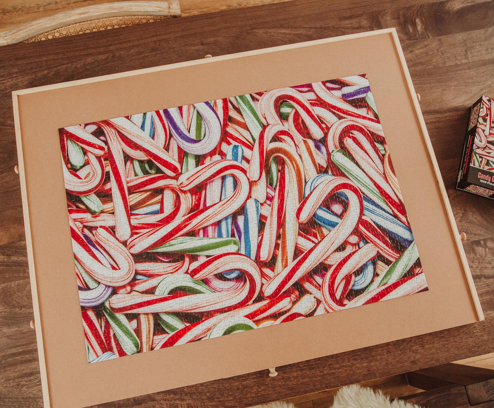 Candy Cane Collage 1000 Piece Jigsaw Puzzle