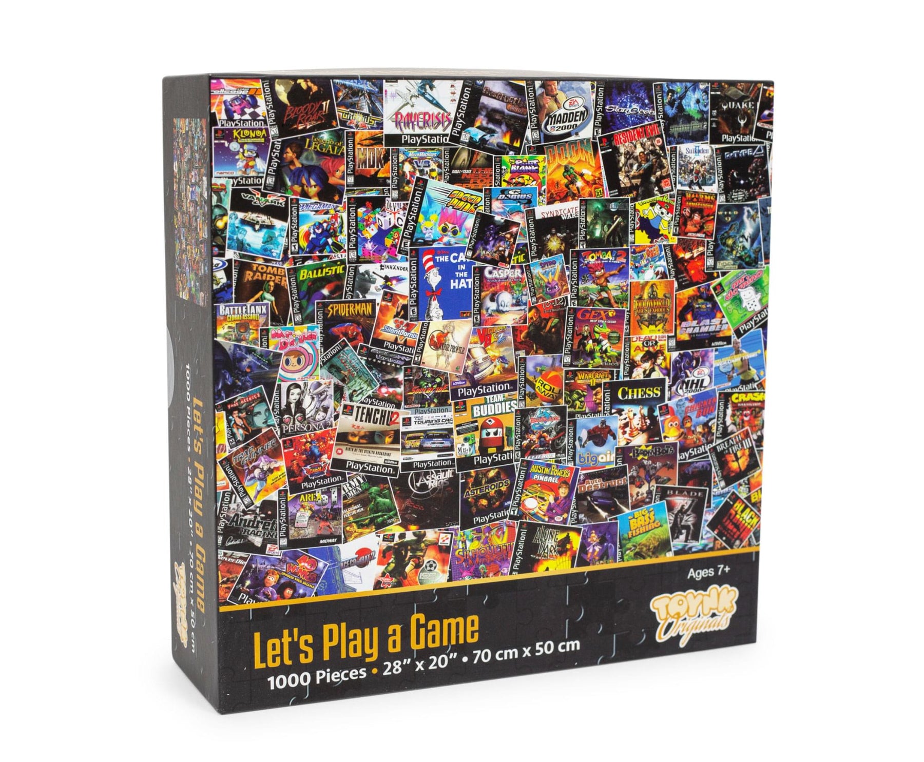 PlayStation Video Game Box Collage 1000-Piece Jigsaw Puzzle