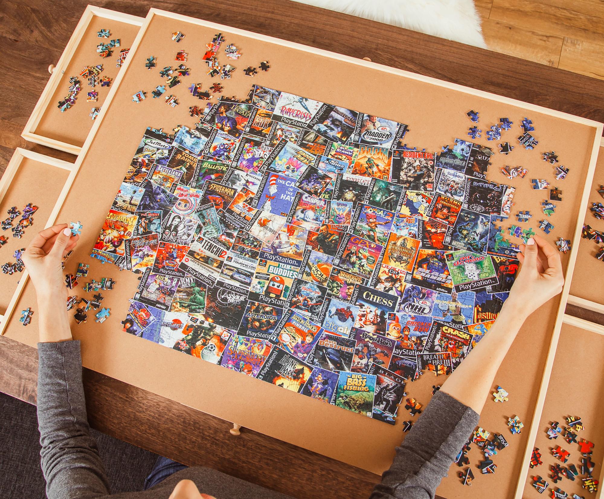 PlayStation Video Game Box Collage 1000-Piece Jigsaw Puzzle