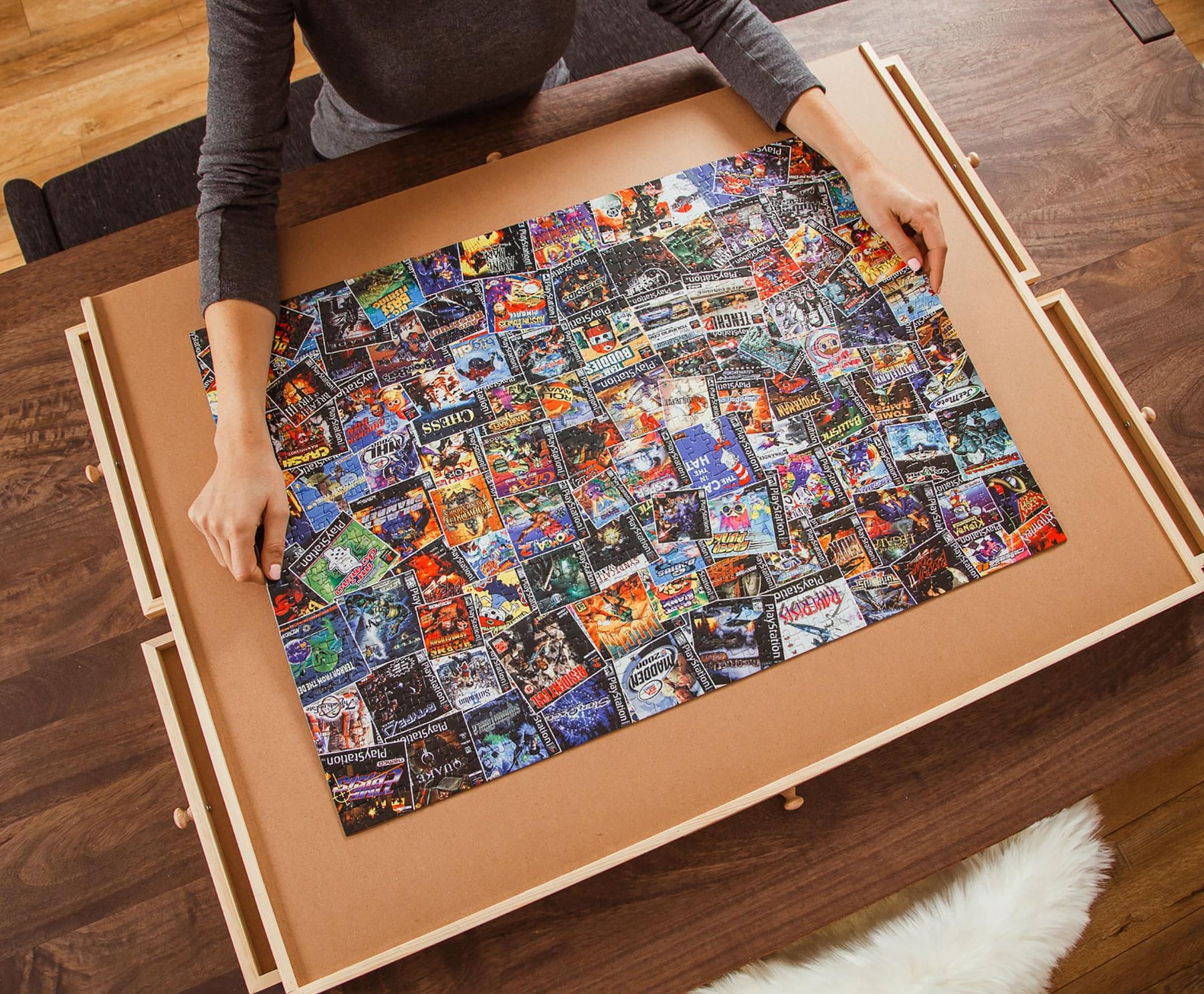PlayStation Video Game Box Collage 1000-Piece Jigsaw Puzzle