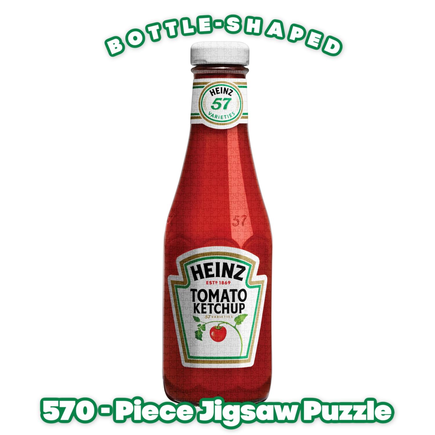 Heinz Ketchup Bottle 570 Piece Jigsaw Puzzle For Adults And Kids