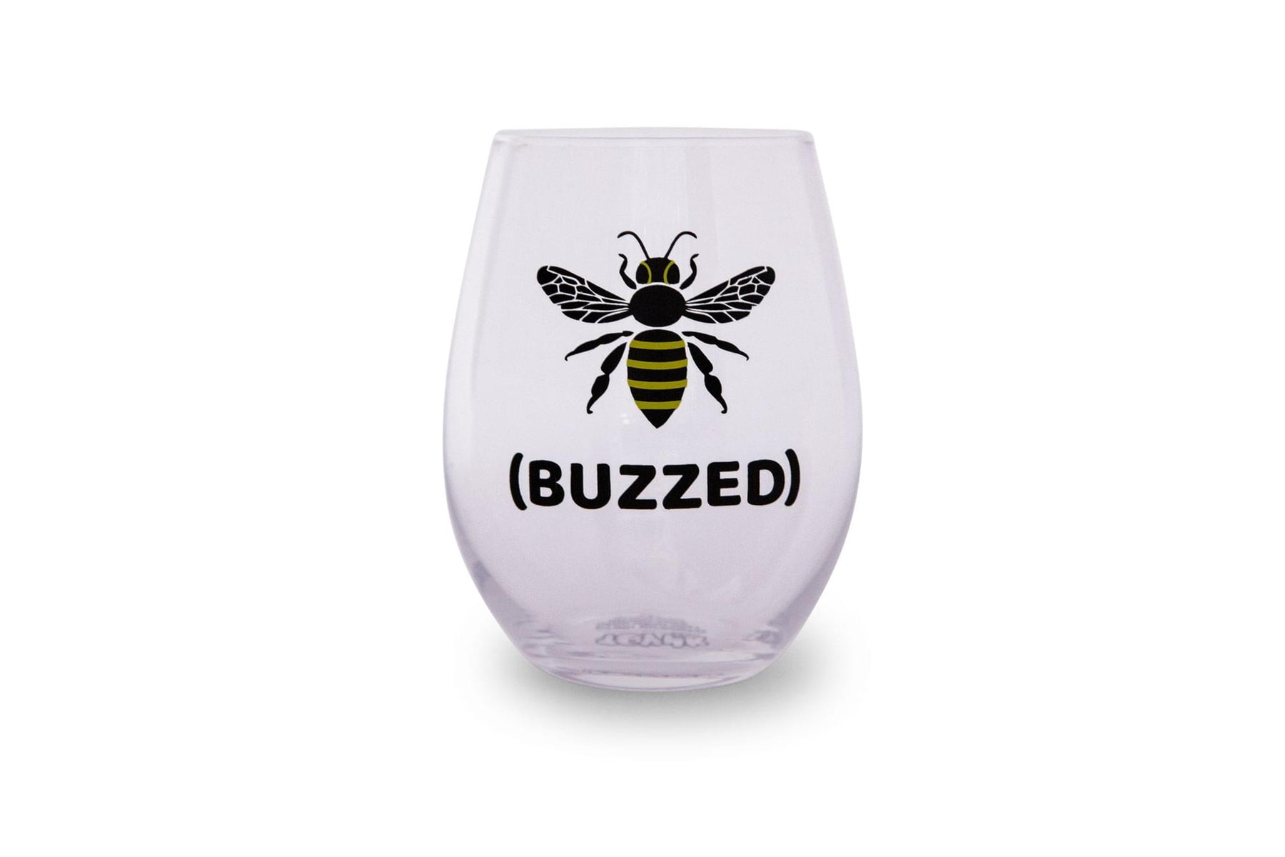 Bumble Bee "Buzzed" Oversized Stemless Wine Glass | Holds 20 Ounces