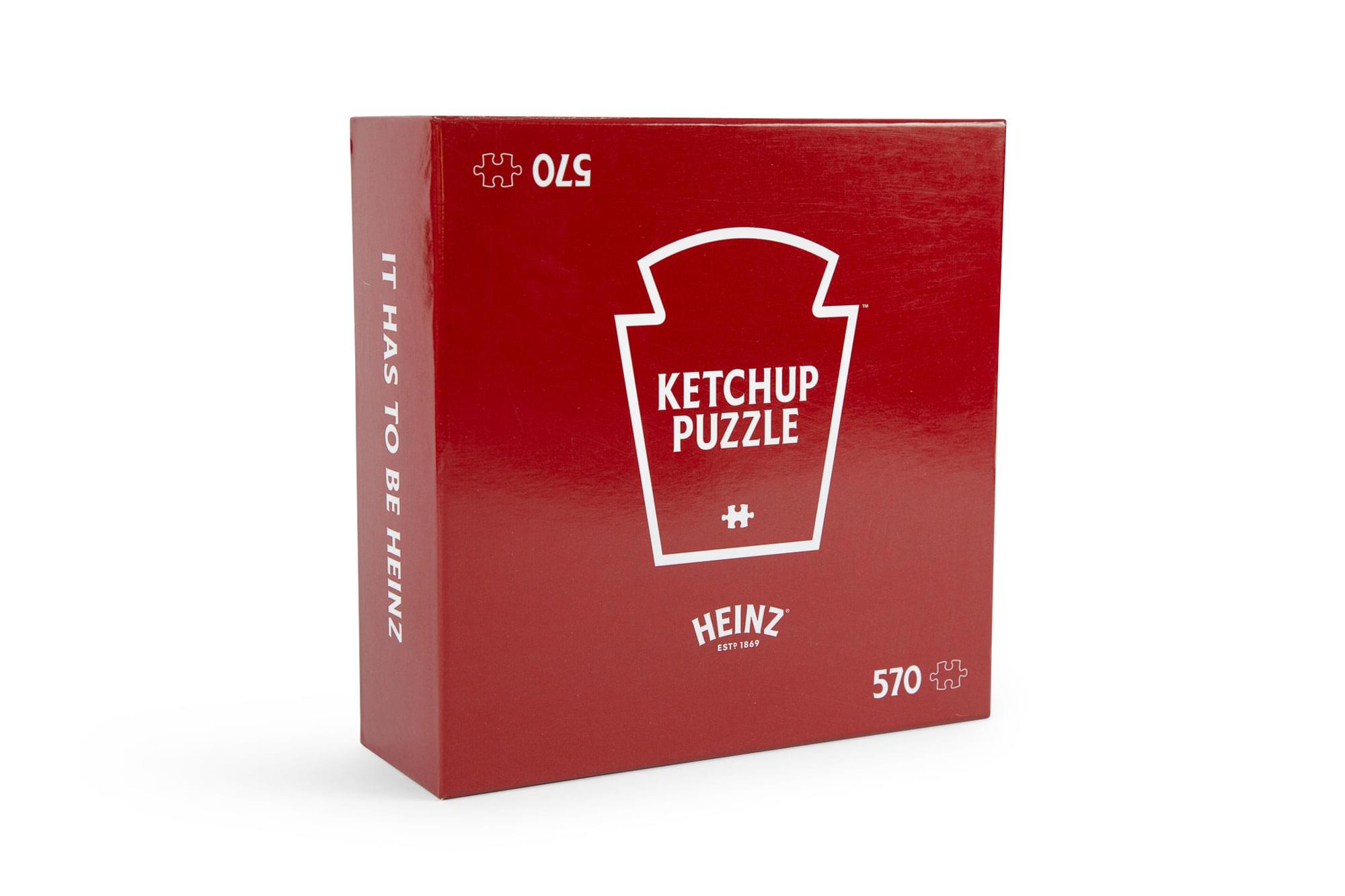 Heinz Ketchup All-Red Food Puzzle For Adults And Kids | 570 Piece Jigsaw Puzzle