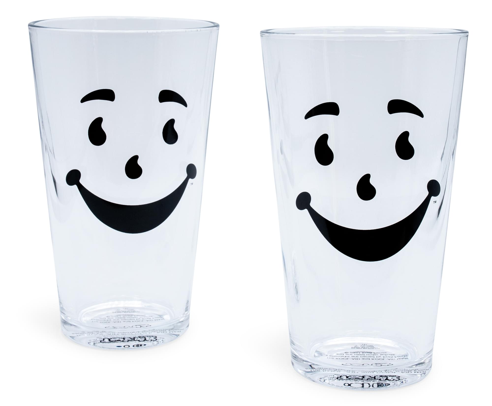 Kool-Aid Man 16-Ounce Pint Glasses | Set of 2