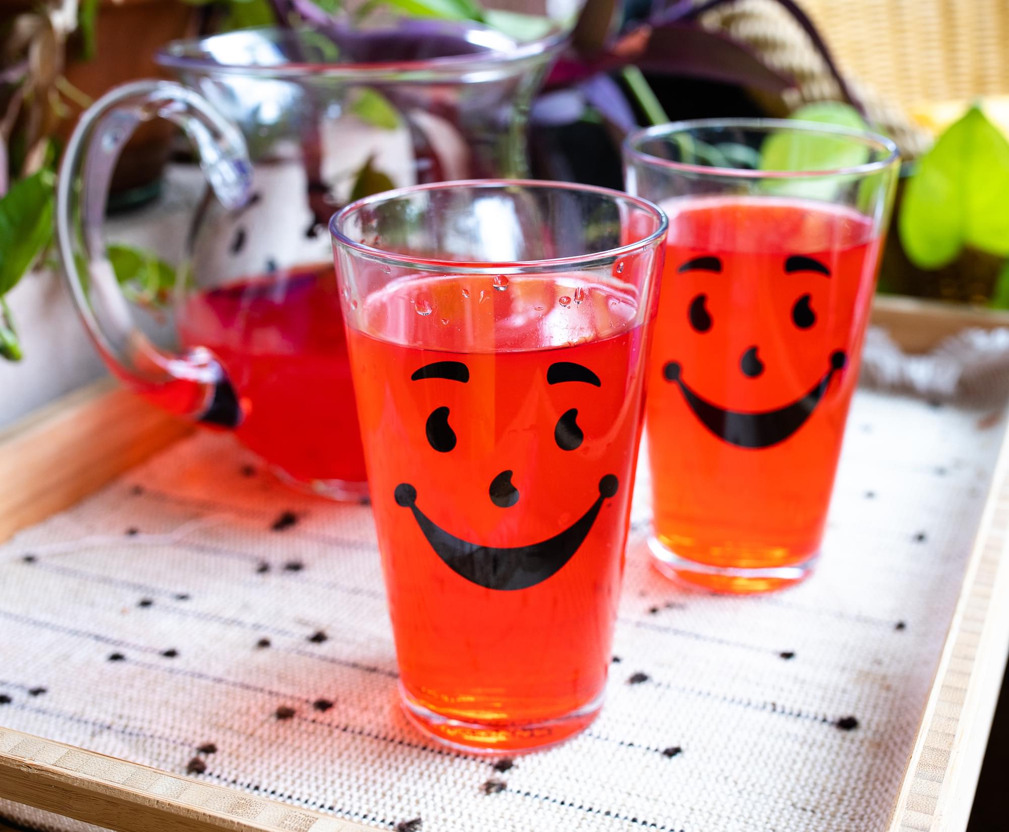 Kool-Aid Man 16-Ounce Pint Glasses | Set of 2