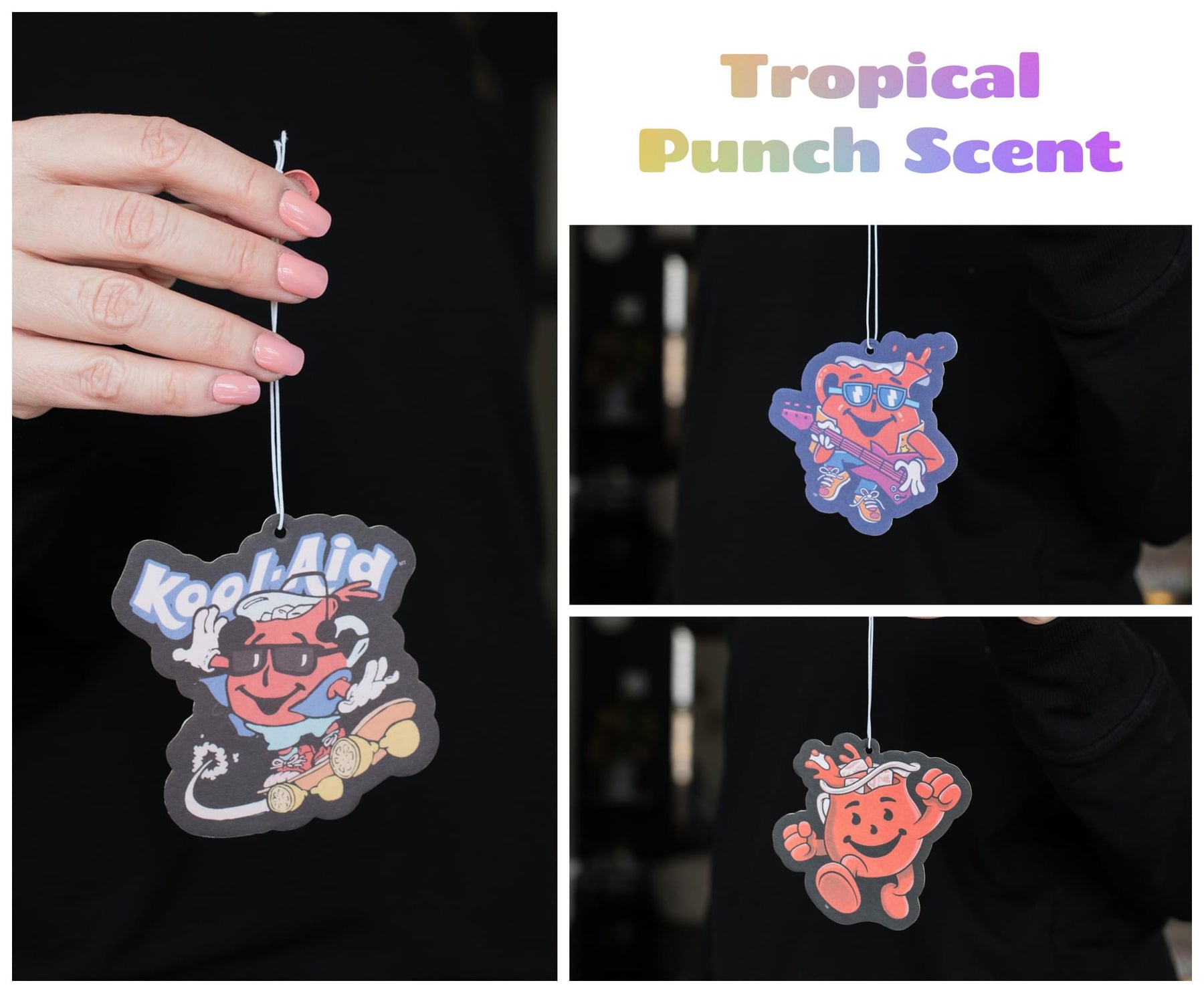 Kool-Aid Man Air Freshener Set Of 3 | Tropical Punch Scent