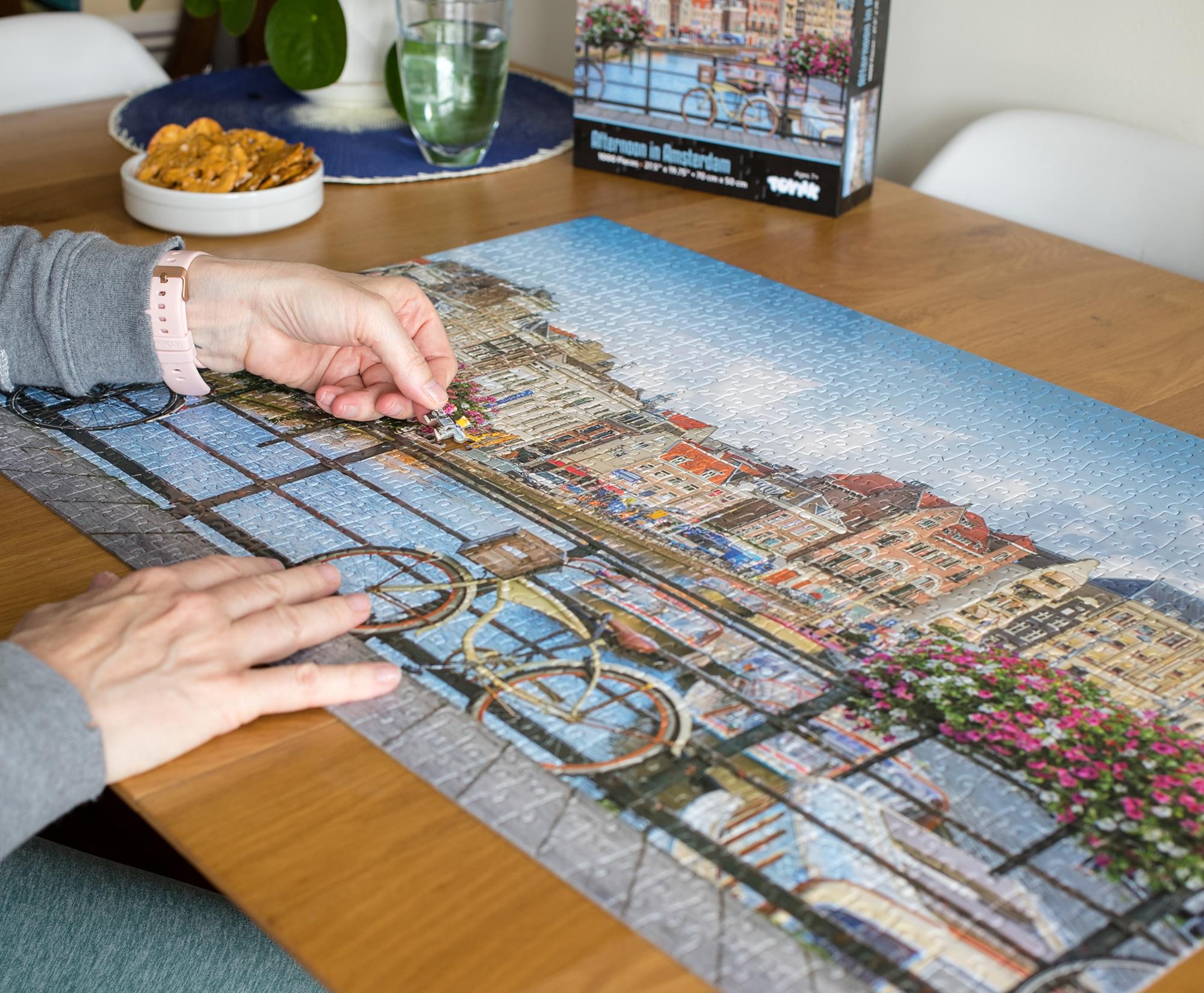 Afternoon in Amsterdam City 1000 Piece Jigsaw Puzzle