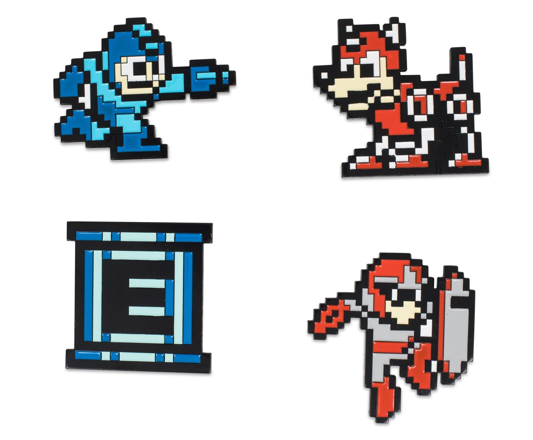 Mega Man Collectible Enamel Pins | Set of 4 | Toynk Exclusive