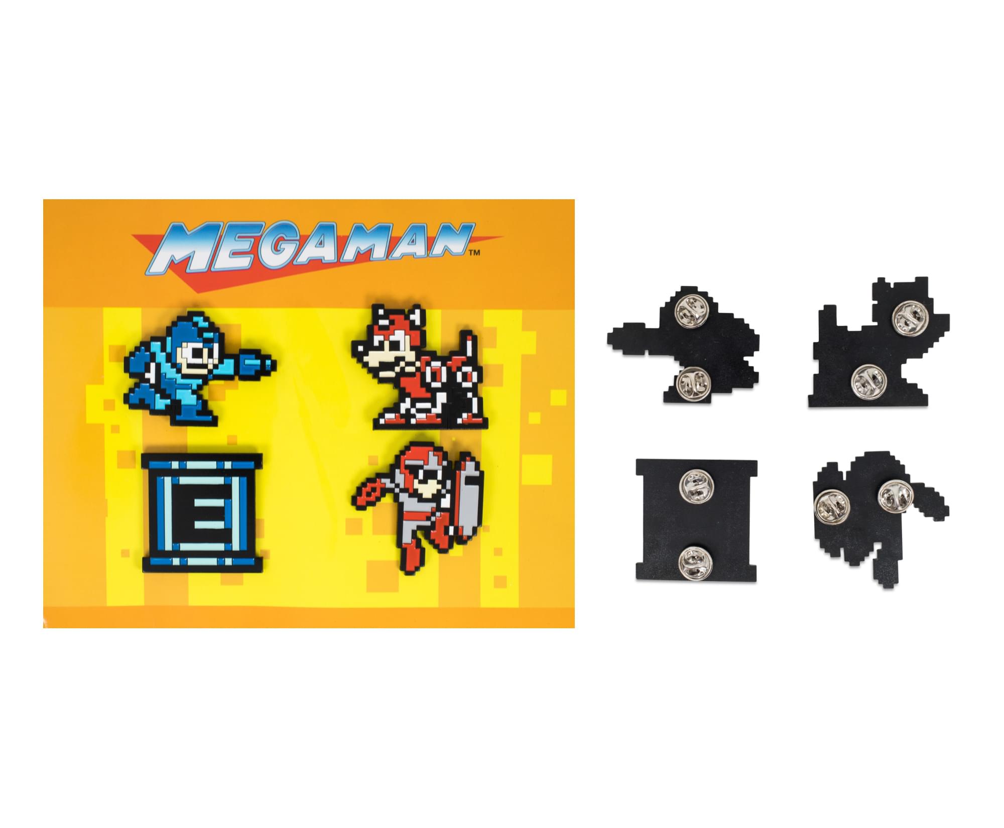 Mega Man Collectible Enamel Pins | Set of 4 | Toynk Exclusive