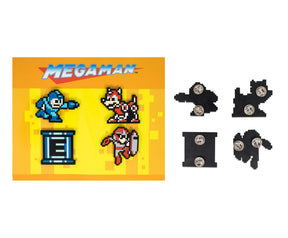 Mega Man Collectible Enamel Pins | Set of 4 | Toynk Exclusive