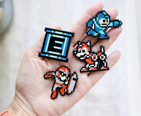 Mega Man Collectible Enamel Pins | Set of 4 | Toynk Exclusive