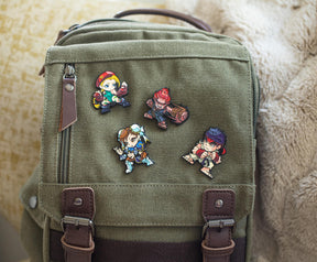 Street Fighter Collectible Enamel Pins | Set of 4 | Toynk Exclusive