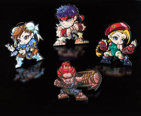 Street Fighter Collectible Enamel Pins | Set of 4 | Toynk Exclusive