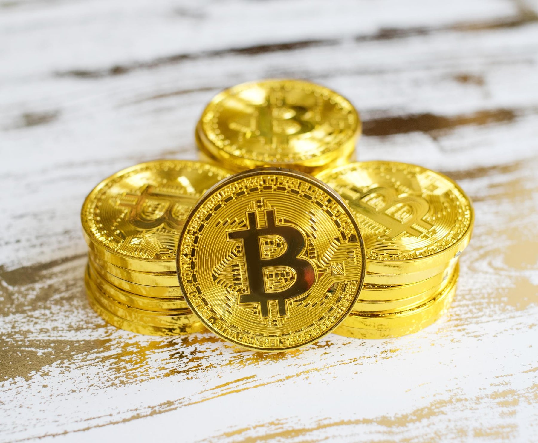 Bag of Bitcoins Cryptocurrency Souvenir Novelty Item | Includes 20 Tokens
